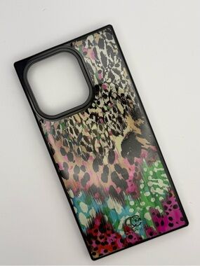 Botanical Exotic Leopard Print Phone Case iPhone 16 Pro -